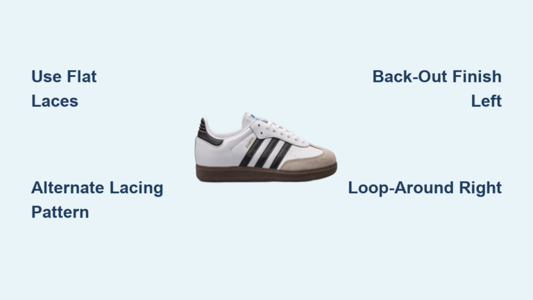 How to Lace Adidas Samba