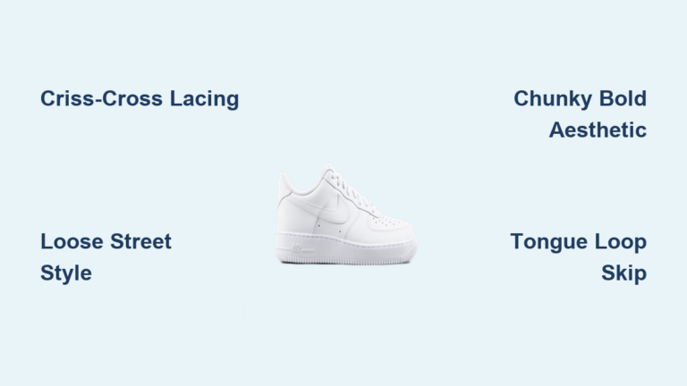 How to Lace Air Force 1: Quick Steps
