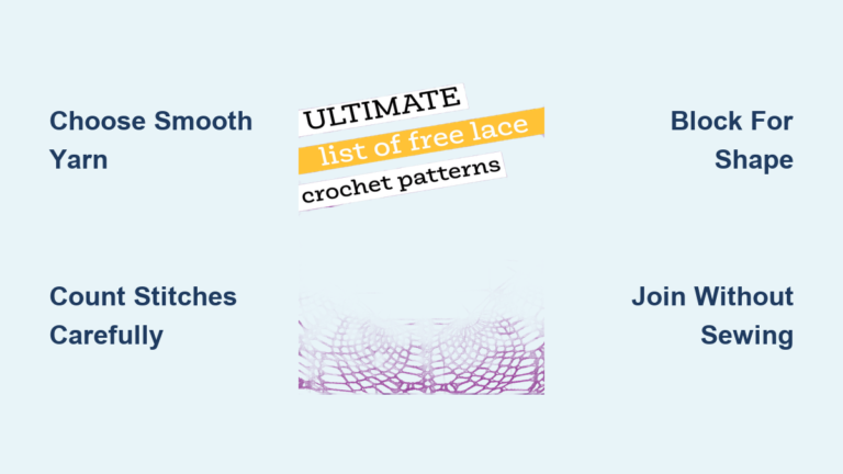How to Crochet Lace Patterns: Quick Steps