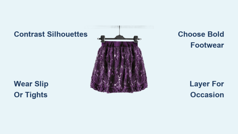 How to Style a Lace Skirt