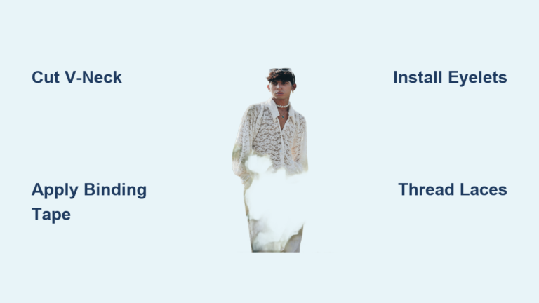 How to Lace a Shirt: Quick Steps