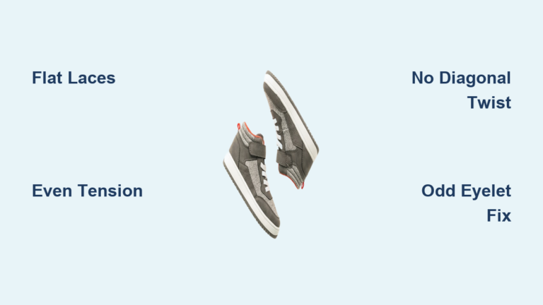 How to Lace Shoes Straight Across: Quick Steps